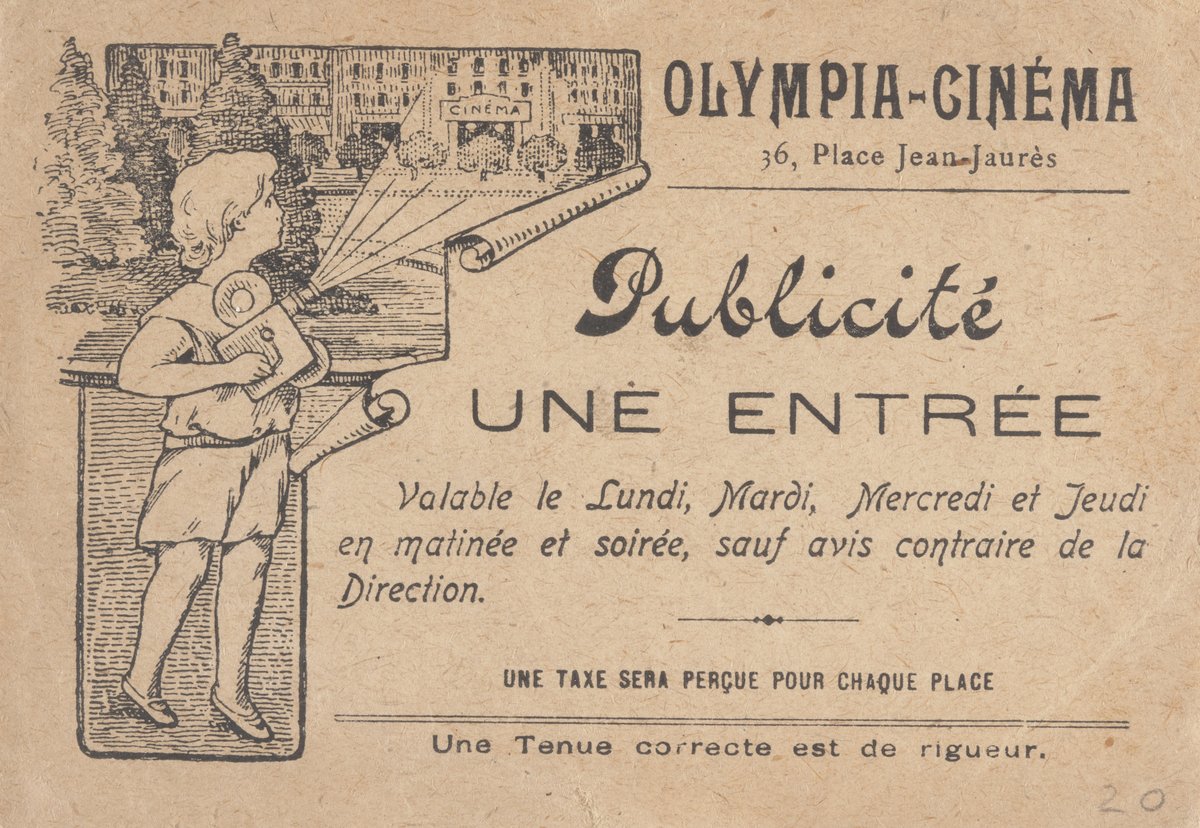 fondation_pathe's tweet photo. La @fondation_pathe vous offre, tous les jours, un tour de France de salles historiques #sallesdecinema.

Aujourd’hui, une place gratuite pour l’Olympia-Cinéma de Marseille ! Ouverte par Pathé en 1908, cette salle du quartier de La Plaine reste de longues années en activité." https://t.co/4Lymb9vtzN