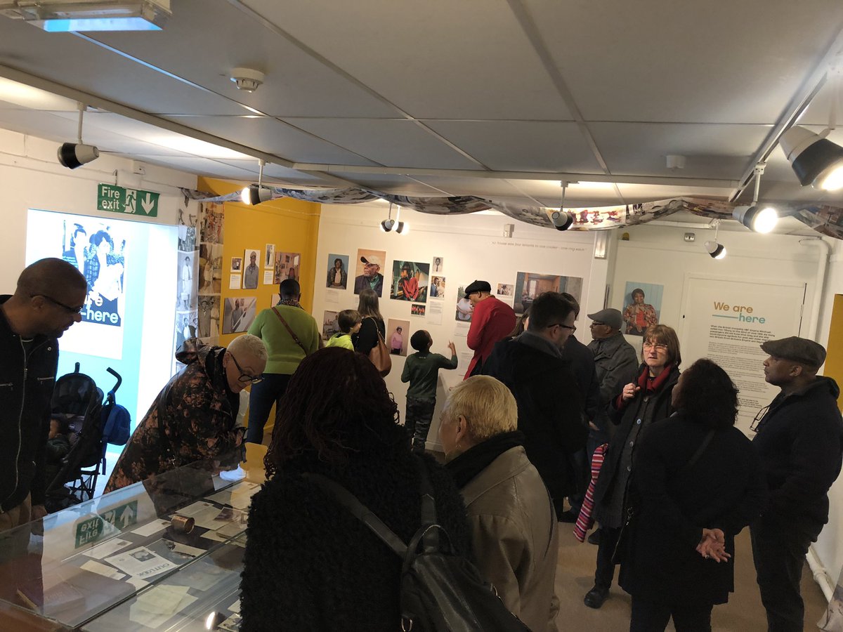 weareherewf's tweet photo. Thanks @Teanne1 for this great pic of the @weareherewf exhibition - well before #lockdown!  @vestryhouse might be closed right now  but we're updating the website and hope to have some #virtual experiences for everyone soon! #walthamforest #history #blackhistory #photography https://t.co/d8tTeYvyQ4