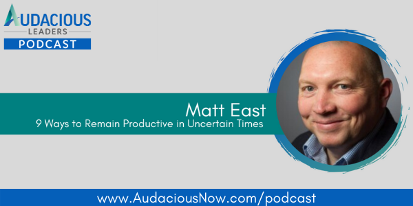 NancyJonker's tweet photo. Episode 18: 9 Ways to Remain Productive in Uncertain Times with @Matt_East_ 

“Try hard to just get clear on your top few items. It's kind of getting back to the basics.”– Matt East

Full episode: https://t.co/kVlKd9cLtn https://t.co/zq0AwNGRkF