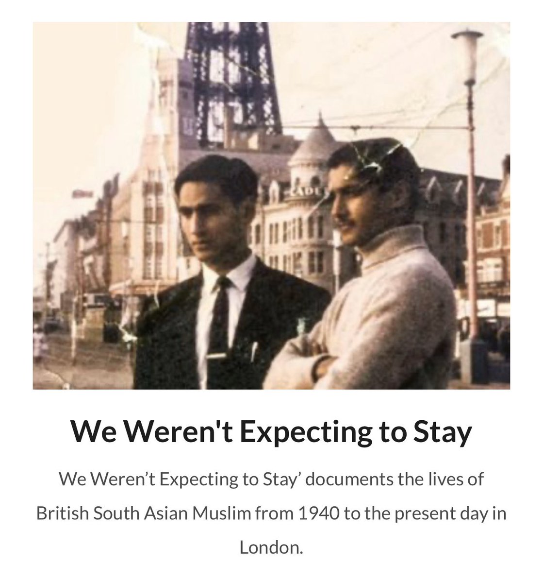 Everyday Muslim has three archive collections which reveal the very British experiences and memories of a diverse Muslim community from the late 1800s to the present-day. A historical narrative evidently absent from wider history and archives in Britain.  #Archive30  #YourArchive