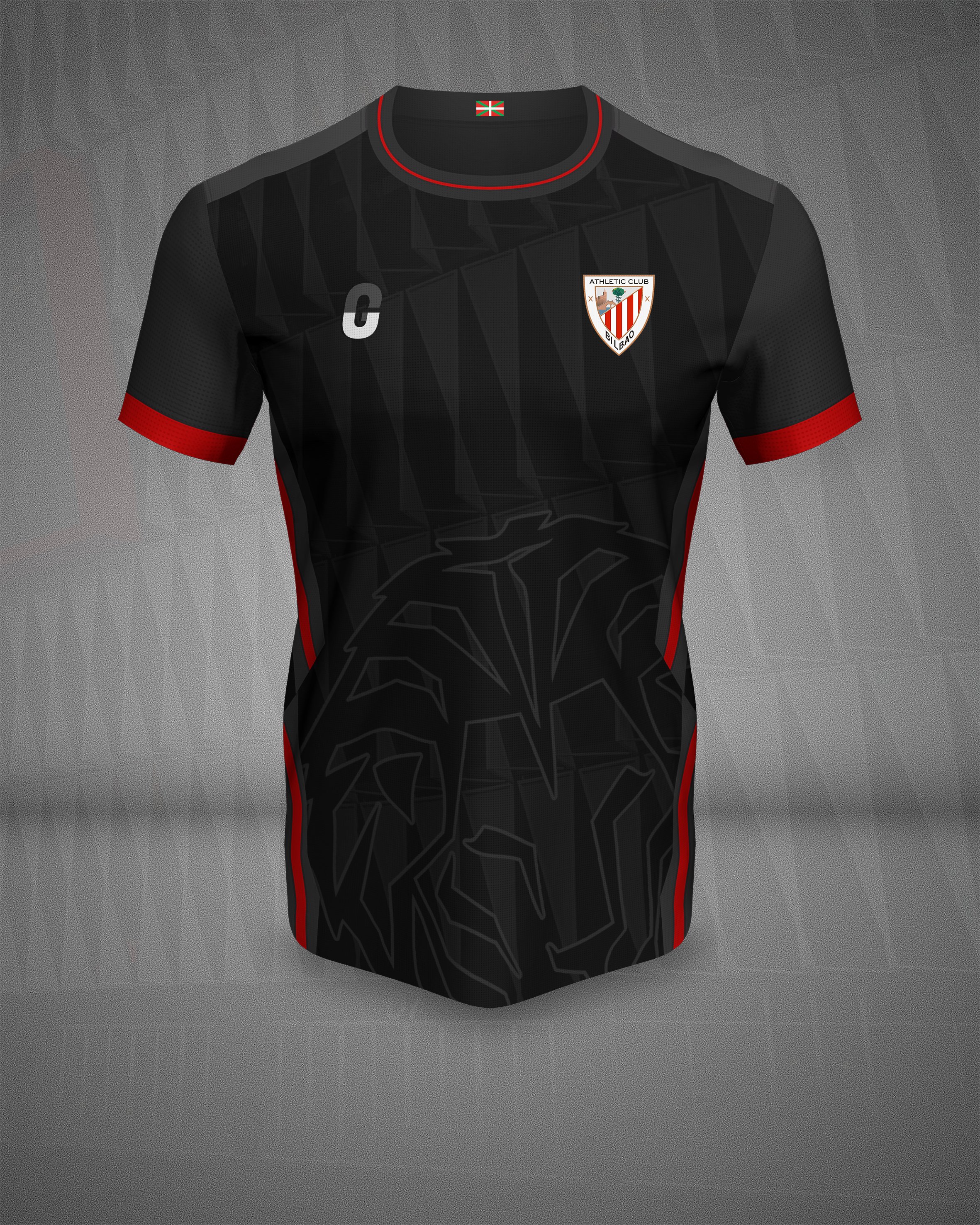UrtziGJ Designs 25 on X Camiseta Athletic Club Visitante Hoy os traigo una camiseta negra visitante con la textura del exterior de San Mames y el leon en parte inferior