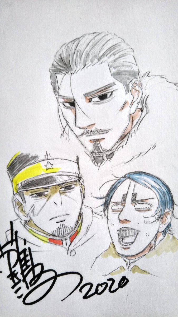 難波日登志 三條なみみ まずはやっぱりゴールデンカムイ 欠け前の鶴見 描いてたら月島と鯉登も一緒にしたくなり 難波日登志 三條なみみ まずはやっぱりゴールデンカムイ 欠け前の鶴見 描いてたら月島と鯉登も一緒にしたくなり