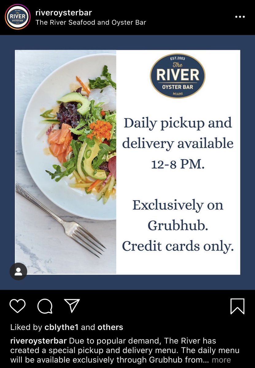 MauricioJBarba's tweet image. It’s Wednesday! Climbing over the week’s hump / hoping to inspire continued community spirit. Support local small business as you head into another quarantined weekend - sharing my fave local restaurants offering takeout &amp;amp; delivery 🛍⁣
⁣⁣
#supportlocalmiami #covidkindness