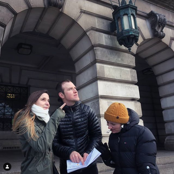 KillerTrails's tweet photo. Some of our guineapigs testing out our #nottingham trail (pre-lockdown). Can't wait for you to try this #murdermystery trail! But for now #stayinside & stay healthy. #visitnottingham #killertrails #gocache #geocaching #escaperoom #boardgames #puzzle https://t.co/Yuk0xxpH8H