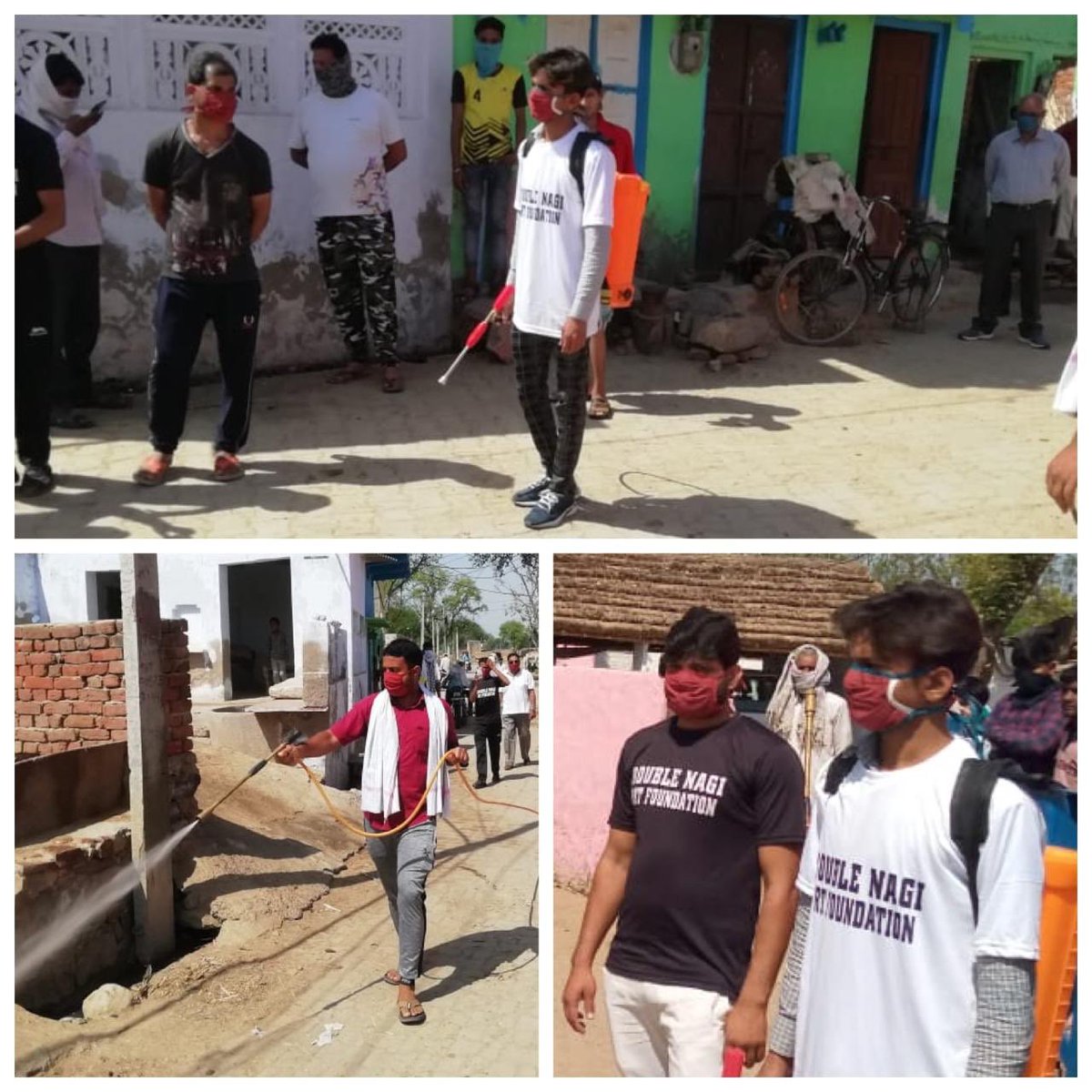 RNAFMUMBAI's tweet photo. Please stay home and we will reach you 🙏🏻
Distribution of essentionals (rice,atta,dals,masks,gloves,soaps,sanitising,etc) across slums,bastis &amp; villages by #rnaf @ROUBLENAGI 
#togetherwecan Let’s help our govt. @PMOIndia @CMOMaharashtra by staying at home 🙏🏻🙏🏻  #stayhomestaysafe https://t.co/gpMlWykaXg
