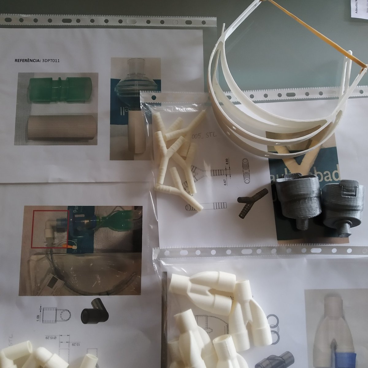 En breve procedemos a la entrega del material!!! 💪👏👏 #covid_19 #quedateencasa #3dprinting #impresion3d