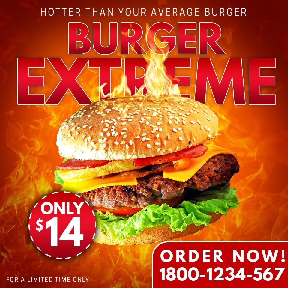 SJCreativesTeam's tweet photo. Social media design concept for burger limited time offer #freelance #freelancer #socialmedia  #socialmediadesign #graphicdesign #design #designer #graphicdesigner #restaurant #fastfood https://t.co/yOxARfV0oS