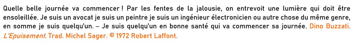 ToupiesH's tweet photo. ---> Chaque jour un extrait de roman, pour donner envie de lire ou relire l’œuvre et son auteur.
#DinoBuzzati
#ChaqueJourEstUnRoman #UnRomanUnExtrait
#ChaqueJourEstUnRoman #UnRomanUnExtrait https://t.co/HaLE3BJ2kq