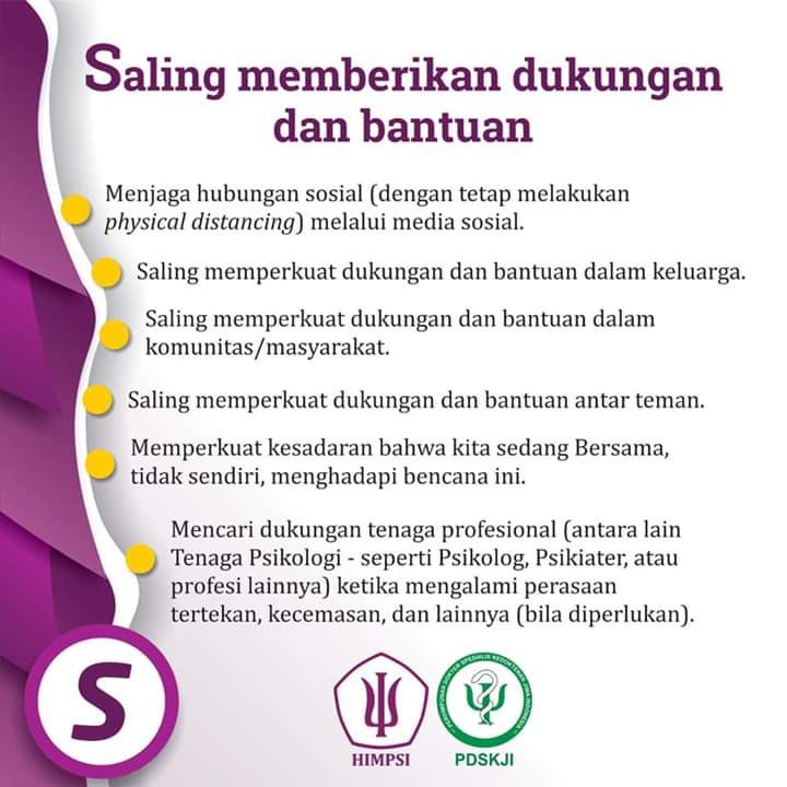 mbahndi's tweet photo. Himbauan PDSKJI dan HIMPSI dalam menghadapi situasi belakangan ini yang belum membaik. 
Semangat menyebarkan kebaikan ya semua. Tolong bantuannya untuk menyebarluaskan https://t.co/cn4rs3U9NG