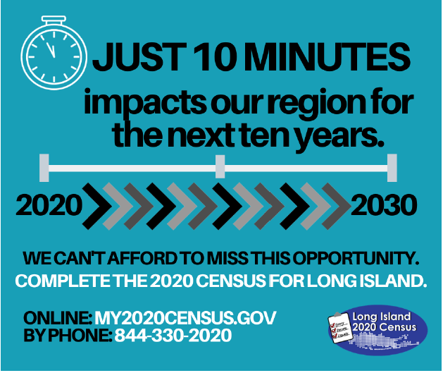 Today is CENSUS Day. If we don't get an accurate count now we pay for it for 10 years!! Make it a family activity- BE COUNTED!! remember to count EVERYONE in the house.  For some reason people forget babies- they count too! #MineolaProud  <a href="/HWCLI/">Health & Welfare Council of Long Island</a>