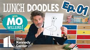 BEAcadArt's tweet photo. Announcing Lunch Doodles with #MoWillems! 

Join the Education Artist-in-Residence at home as Mo invites YOU into his studio every weekday at 1pm to draw, doodle and explore new ways of writing - starting today! #MoLunchDoodles https://t.co/eetN9y7XuM