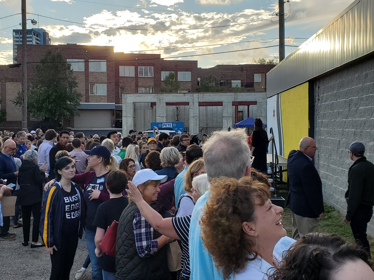 Opening night for the Community Office was so exciting for us. All the long hours paid off. And the South Bend community came out to support their mayor. 6/20