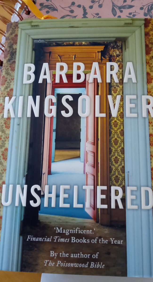 Deb66075366's tweet photo. Recommend this if you are looking for a good read. I've enjoyed researching Vineland in New Jersey to look at the links in the novel. Interesting references to Darwin and Women's rights
#BarbaraKingsolver
#Unsheltered
#Vineland
#MaryTreat https://t.co/NqpMGr3bOb