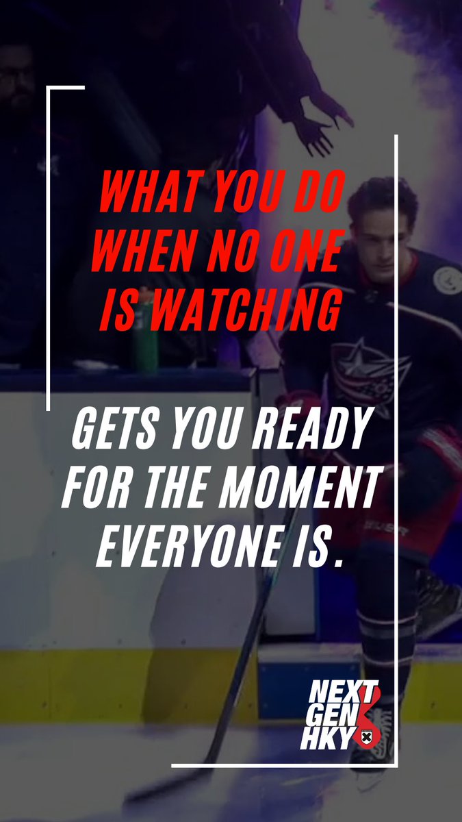 NextGenHKY's tweet photo. What you do when no one is watching... gets you ready for the moment everyone is!
#NextGenHKY https://t.co/6fRZPsCjuQ