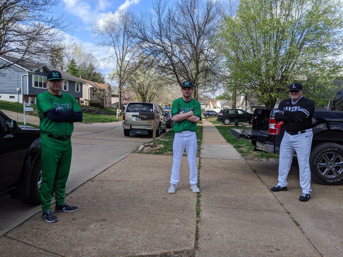 <a href="/MustangDugout/">Marquette Baseball</a> and @LHS_BaseballSTL are missing the season! The competitive juices are flowing from 6ft away! #baseballislife <a href="/LafayetteLancer/">Lafayette Lancers</a> <a href="/MarquetteStangs/">Marquette Mustangs</a> <a href="/MHSPrincipal/">Marquette Principal</a> <a href="/LHSLancerPrin/">LHS Principal</a>