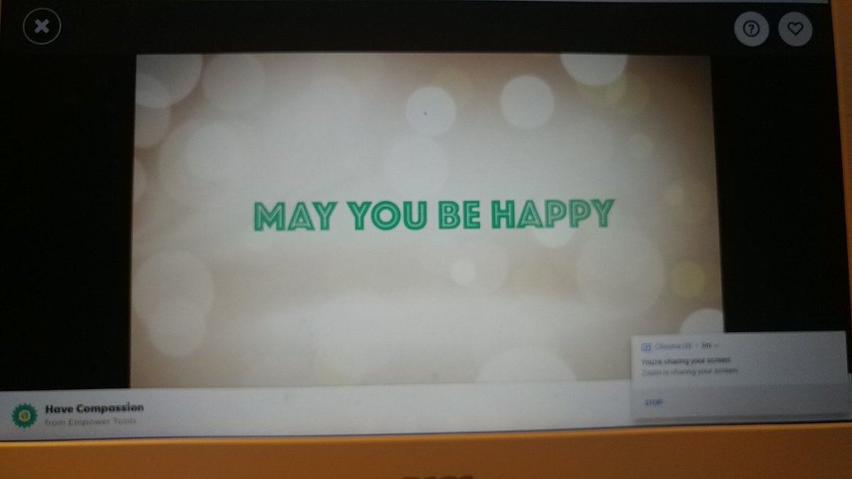 Teach4apurpose's tweet photo. Starting our virtual learning with some positive caring wishes. @Nrflkcollegiate @GoNoodle @zoom_us https://t.co/BN0OW6dKt1