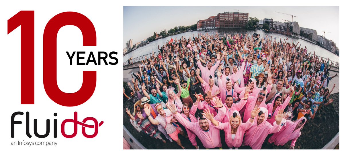 FluidoTweets's tweet image. No April Fools! We are 10yrs. Thanks everyone involved in contributing to our success! #wepartylater @Infosys @simplusnow