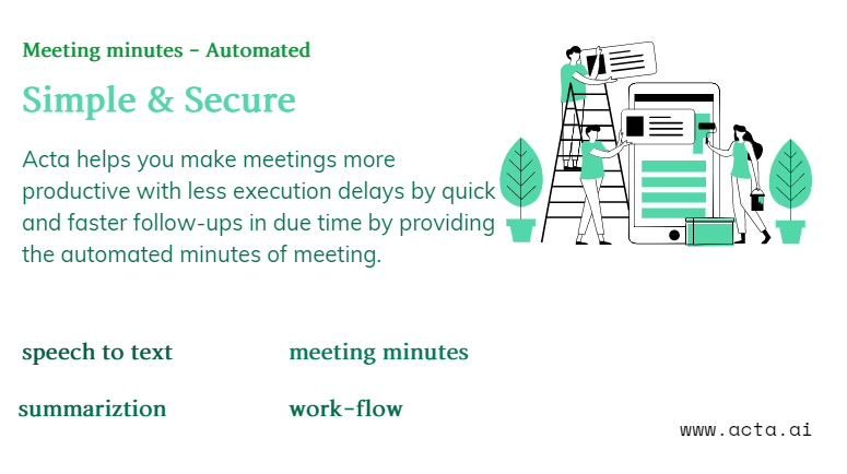 AgileanIn's tweet photo. Do meetings and follow-ups take up all your time? Let https://t.co/SkC9YcFG5U be your enterprise meeting assistant for providing the meeting minutes and follow-up on action points.
#ai #aitechnology #mlearning #meetings https://t.co/92JzvgFxVG