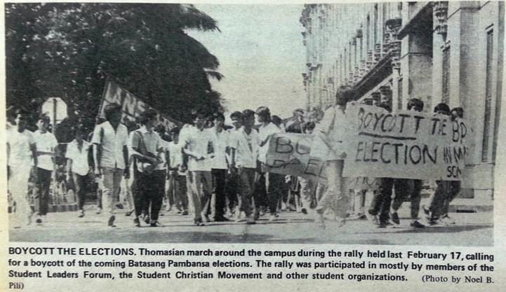 SCMP_UST's tweet photo. Your grandparents ousted Marcos.

Your parents ousted Erap.

To this generation, the streets await.

#OustDuterte
#JoinNDMOs https://t.co/MfJEKvf5ON