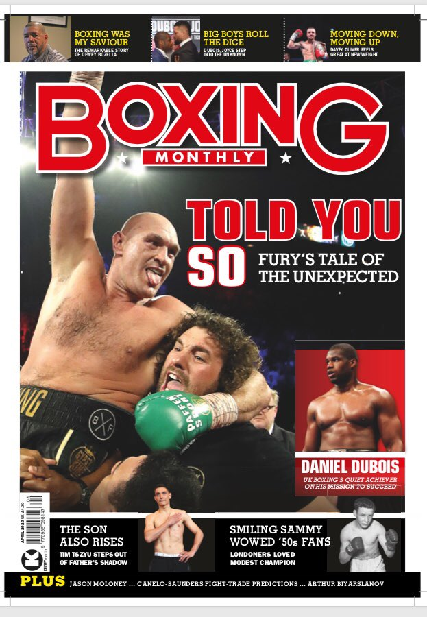MonteroOnBoxing's tweet photo. A quick dedication to BM, with quotes from several contributors. Please give this piece (and my associated video) a look, as another fight publication goes away. 😞
https://t.co/WlzmjcSVaq
#boxing #boxeo #BoxingMonthly #UK #London https://t.co/0XV8GkPoZF