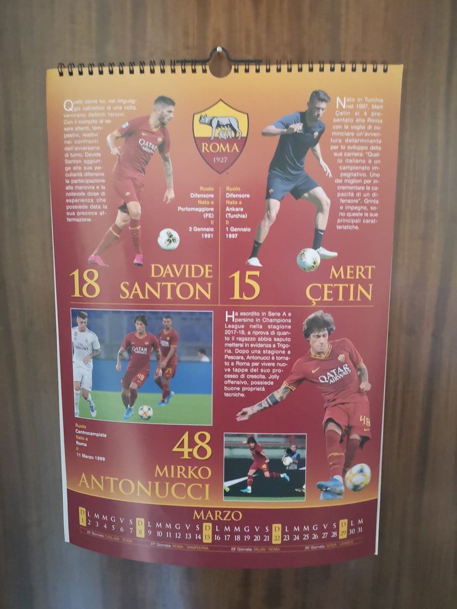 Che poi se poteva intui dall'inizio che #Marzo poteva esse un mese del cazzo
#quarantena #ASRoma