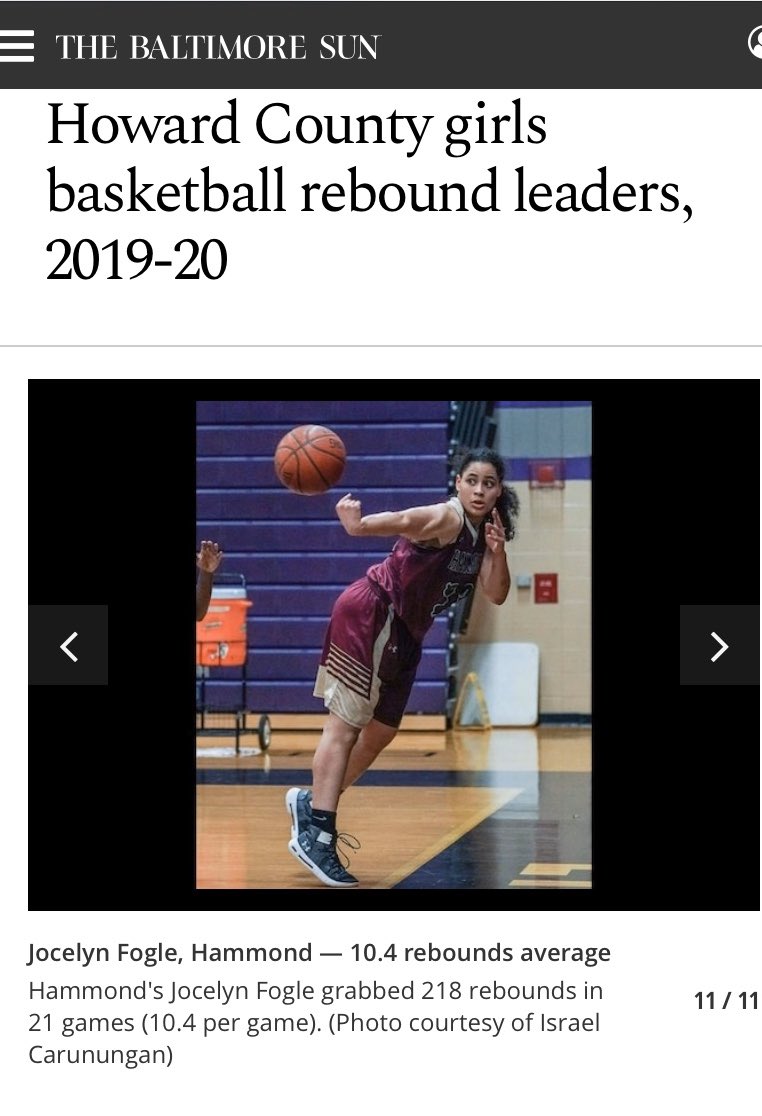 Do your thang, Jocelyn! Top rebounder in HoCo 2019-2020! #doubledouble #hardwork <a href="/HaHSBoosters/">Hammond HS Boosters</a> @HammondHSGB <a href="/695HOOPS/">Coach Al</a> <a href="/WorldExposureWB/">World Exposure Report Women’s Basketball</a>