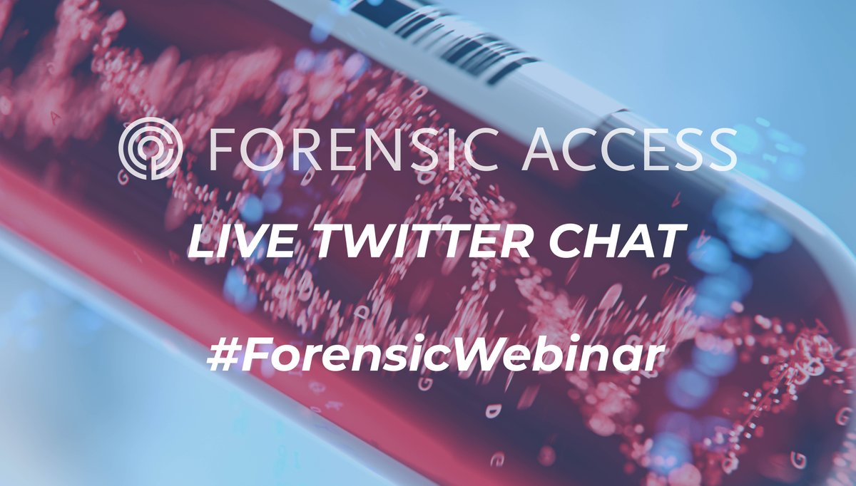 Can't attend our 'Challenging DNA Evidence' webinar tomorrow?

Tune in to our live #TwitterChat instead!
6-8pm, 2nd April 2020

Follow and use the #ForensicWebinar tag on twitter to see key points mentioned, whilst being able to take part in the Q&amp;A.

#Solicitors #Barristers