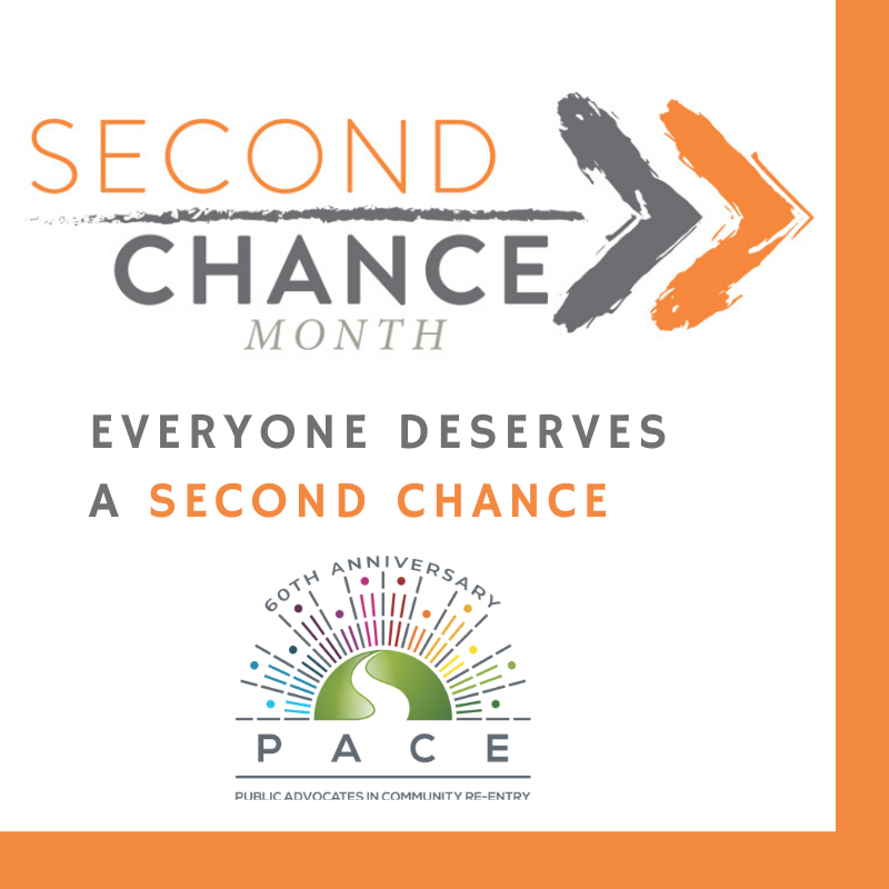 PACEINDY's tweet photo. April is National #SecondChanceMonth! Join us all month long as we strive to raise awareness that stigmas and barriers to education, jobs, housing, and more create a #secondprison for individuals and families impacted by incarceration. https://t.co/16by4tmK3X
