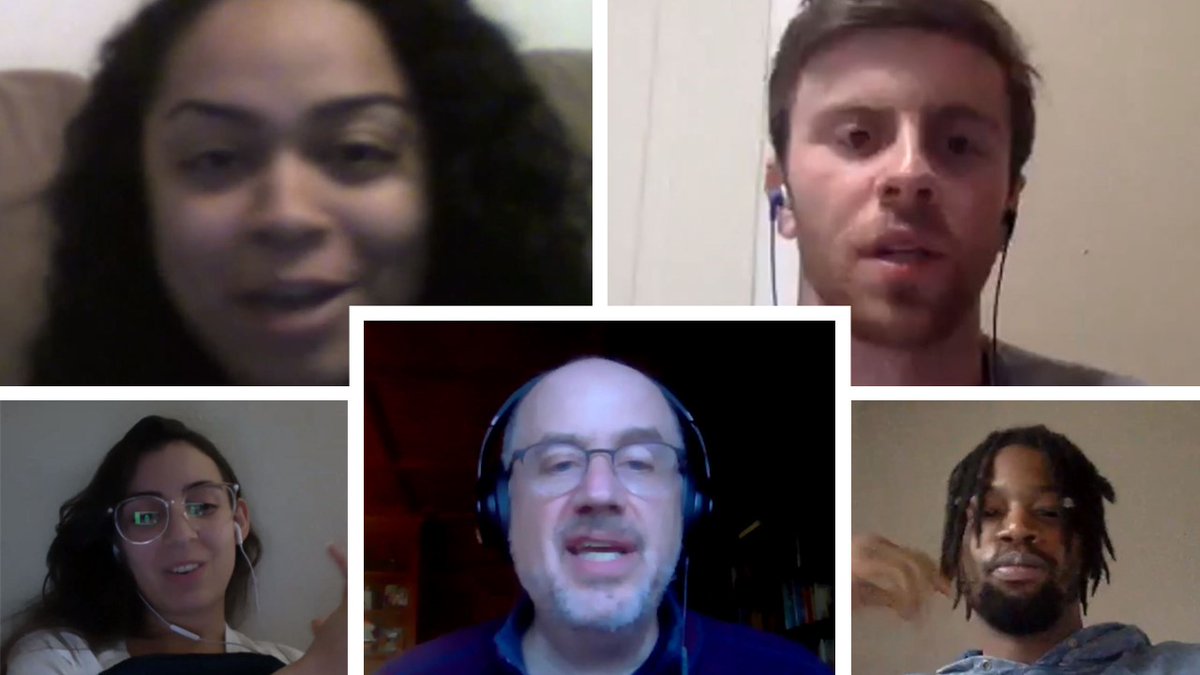 ThisSteveButler's tweet image. Many, many thanks to Larry Rosin, President and co-founder of @edisonresearch for joining our Multiplatform Programming course this week; talking about media research AND his "side-hustle" as the sole provider of Election exit polling for the major networks. @TUKleincollege