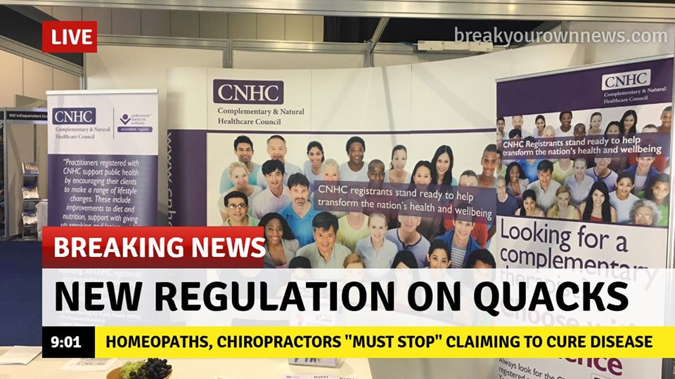 ofquack's tweet photo. April Fool Alert! This image is quite convincing, so much so that it nearly caught us. But the giveaway is first implying tough enforcement of protection for the public against ineffective quack medicines, and then using an image of an obvious spoof regulator! Hilarious! https://t.co/YRmX0ortyF