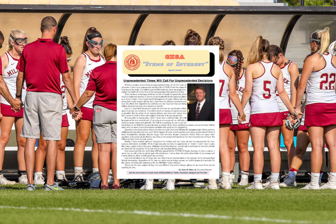Unprecedented Times Will Call For Unprecedented Decisions -- letter to GHSA from Executive Director, Dr. Robin Hines.  Read April "Items of Interest" Newsletter.  bit.ly/2esV6ge