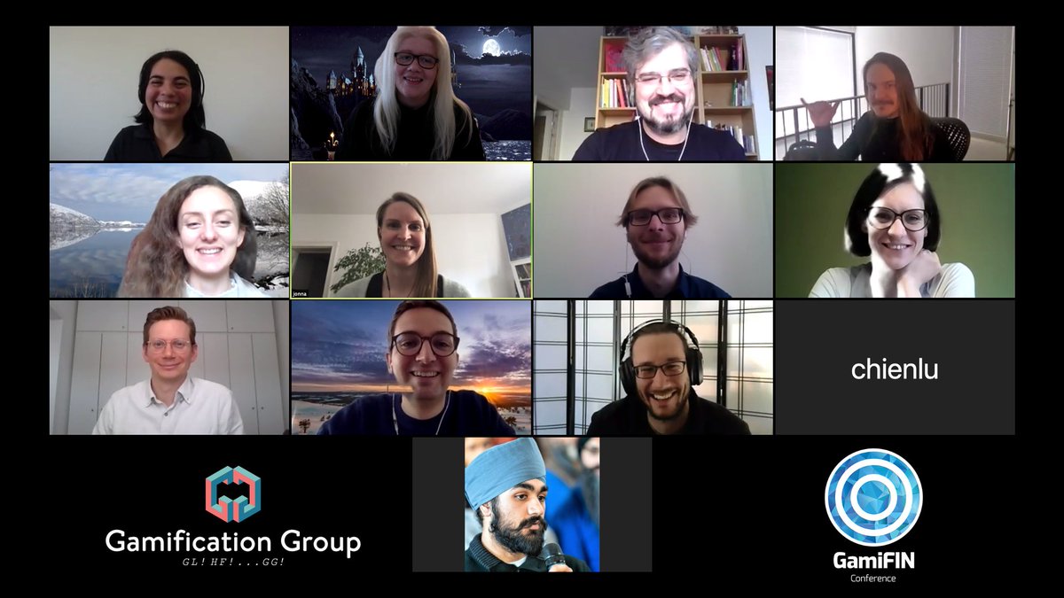 We kicked off the Online #GamiFIN2020 conference with the Doctoral Consortium, an insightful experience! The Doccon was topped off with a group picture of participants from far and wide. We are looking forwards to the awesome conference days to come! #gamification @TampereUni
