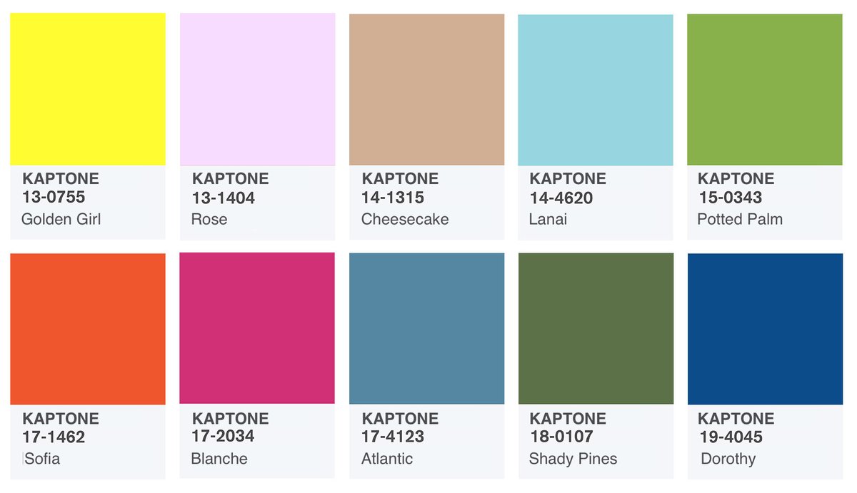 kaplanthompson's tweet photo. Our remote team of designers has busy been collaborating on an exciting new project. Introducing... KAPTONE color palettes! We’re rolling out with three collections—Maine Woods, Modernista, and GG—with plenty more in the works. 

What do you think? Do you have a favorite? https://t.co/boauvz7BUE