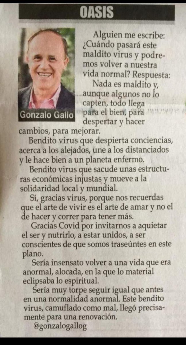 Hay que sacar lo bueno despues de toda esta mala pasada vivida!