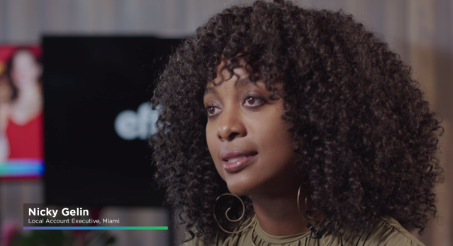 JennTibbs's tweet photo. "People feed off of your energy, and they see that you're fearless and you can do it." - @Effectv's Chante Cox, Local Account Executive, Miami, on advice she'd give to women in advertising. #womeninspiringwomen #womensleadership #ComcastEmp https://t.co/KlKfb8aroy https://t.co/EmUy8bb0zc