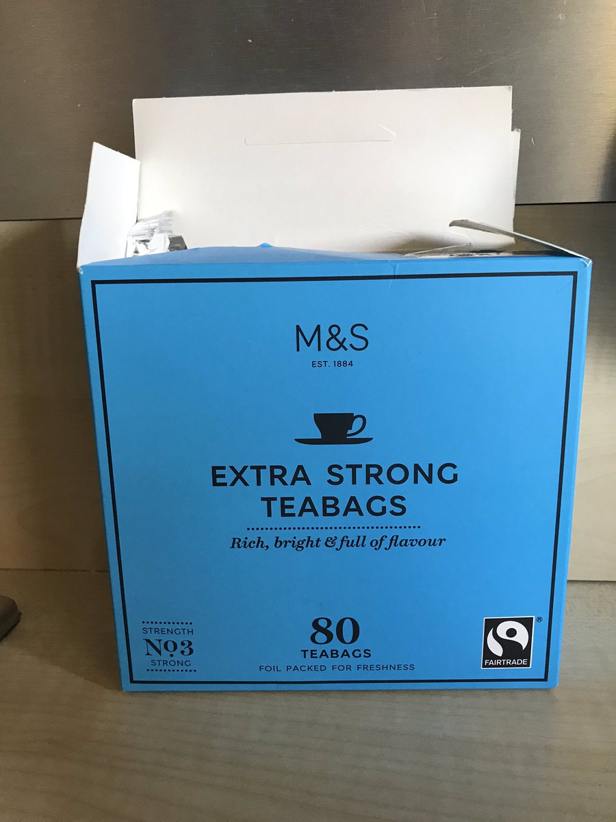 clsmith95's tweet photo. @marksandspencer an Englishman living in Germany running desperately low on M&amp;S tea bags. Please send help....?! https://t.co/kpcim9ftaP