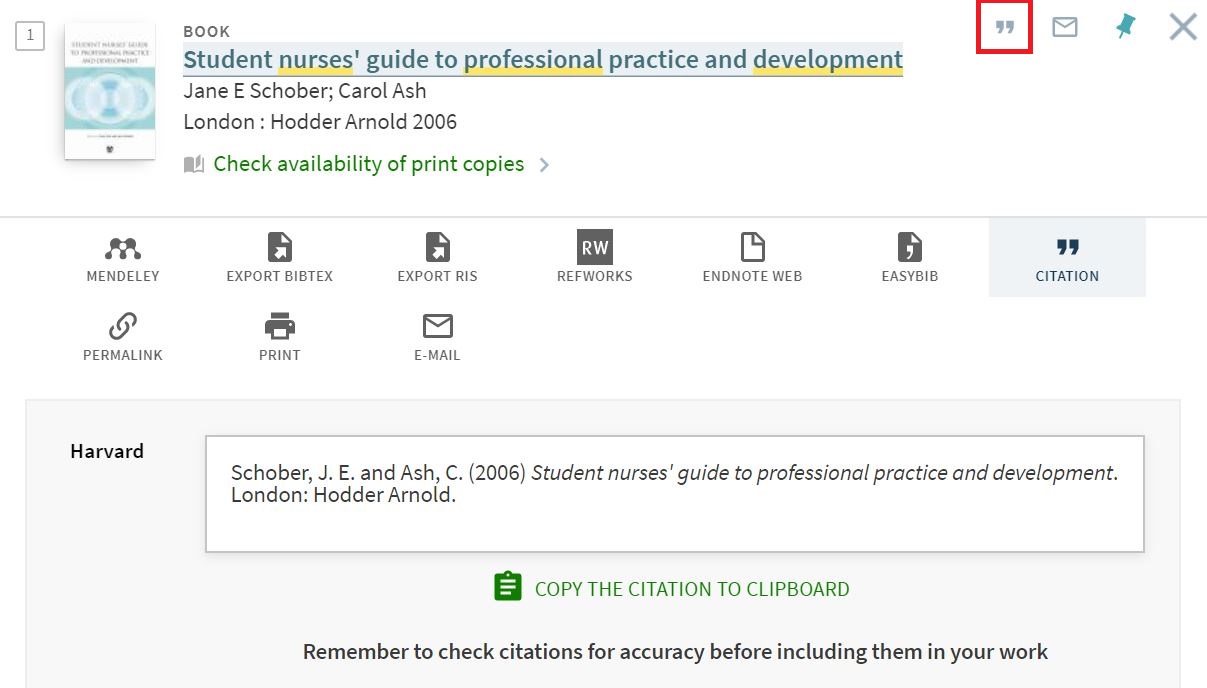 Sgul Library Students Stgeorgesuni Can Now Find Harvard References For Articles And Books Integrated Into Hunter Click On The Citation Icon To Generate A Harvard Reference Article References In Hunter Sgul Library Students Stgeorgesuni Can Now Find Harvard References For Articles And Books Integrated Into Hunter Click On The Citation Icon To Generate A Harvard Reference Article References In Hunter