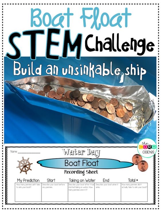 Tin Foil Boat Ideas for the STEM Penny Challenge