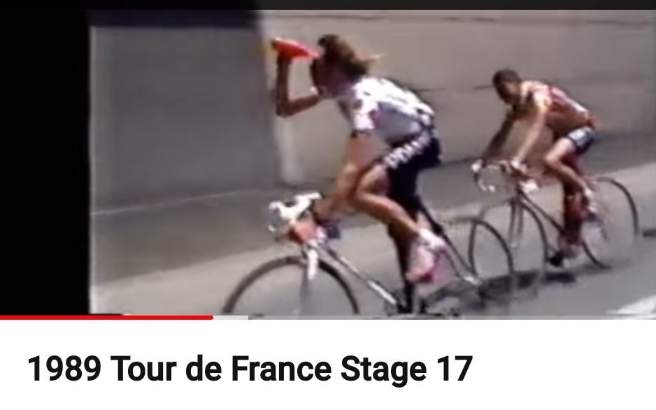 Kopgroep #tdf1989 met GJTheunisse. Zonder valhelm, nu niet meer voor stellen.