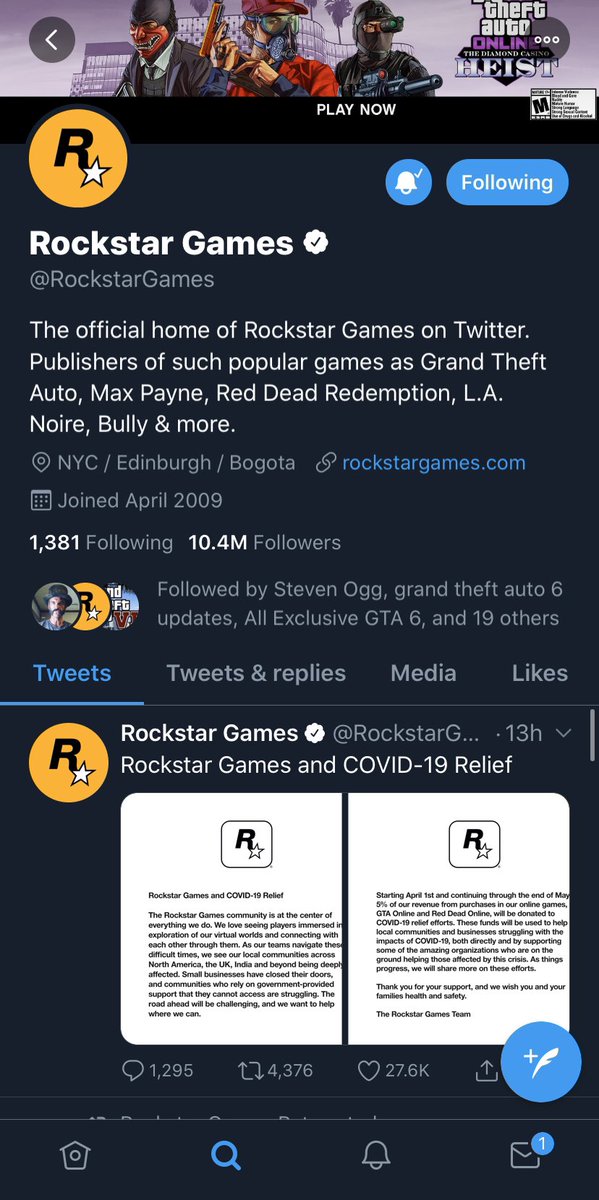 rockstar games gta 6 twitter announcement by MMXXI on DeviantArt