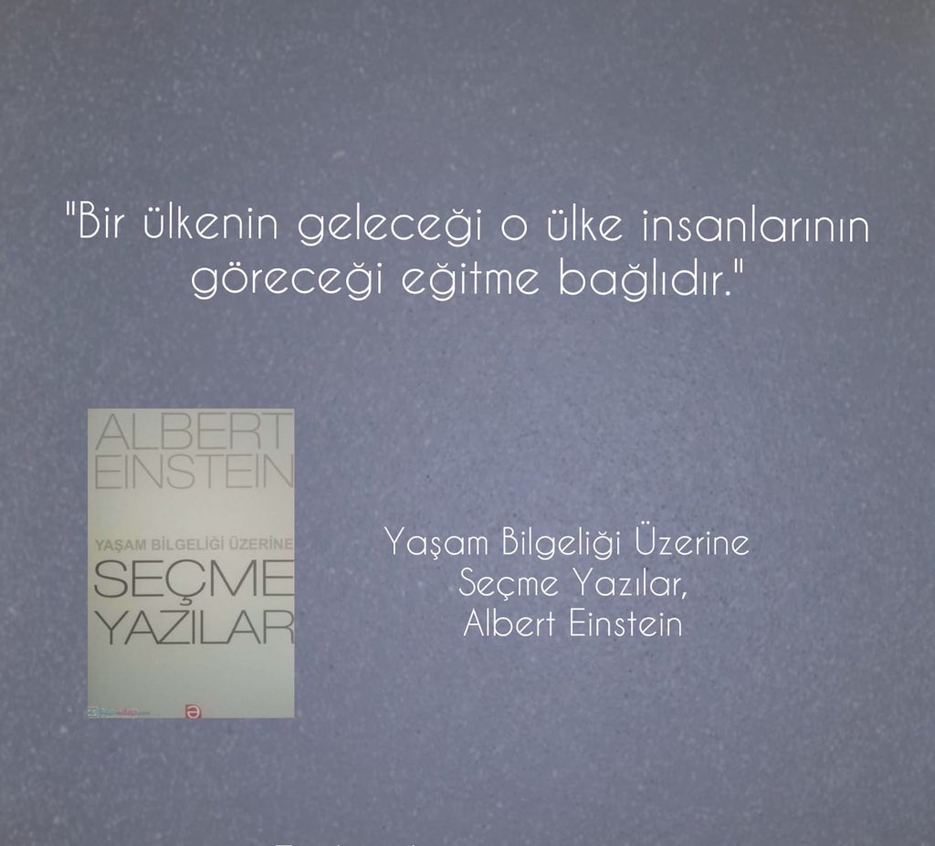Yaşam Bilgeliği Üzerine Seçme Yazılar, Albert Einstein