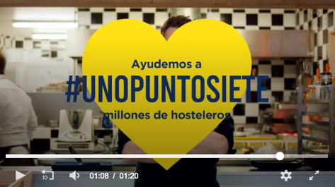 diegocoquillat's tweet photo. 💛HOSTELEROS: Nace la plataforma #UnoPuntoSiete para unir al sector de la hostelería y defender sus derechos

+info: https://t.co/GvZibJjj5A

#hostelería #restaurantes #Coronavirus #COVID19 https://t.co/6mZgP8IQCV