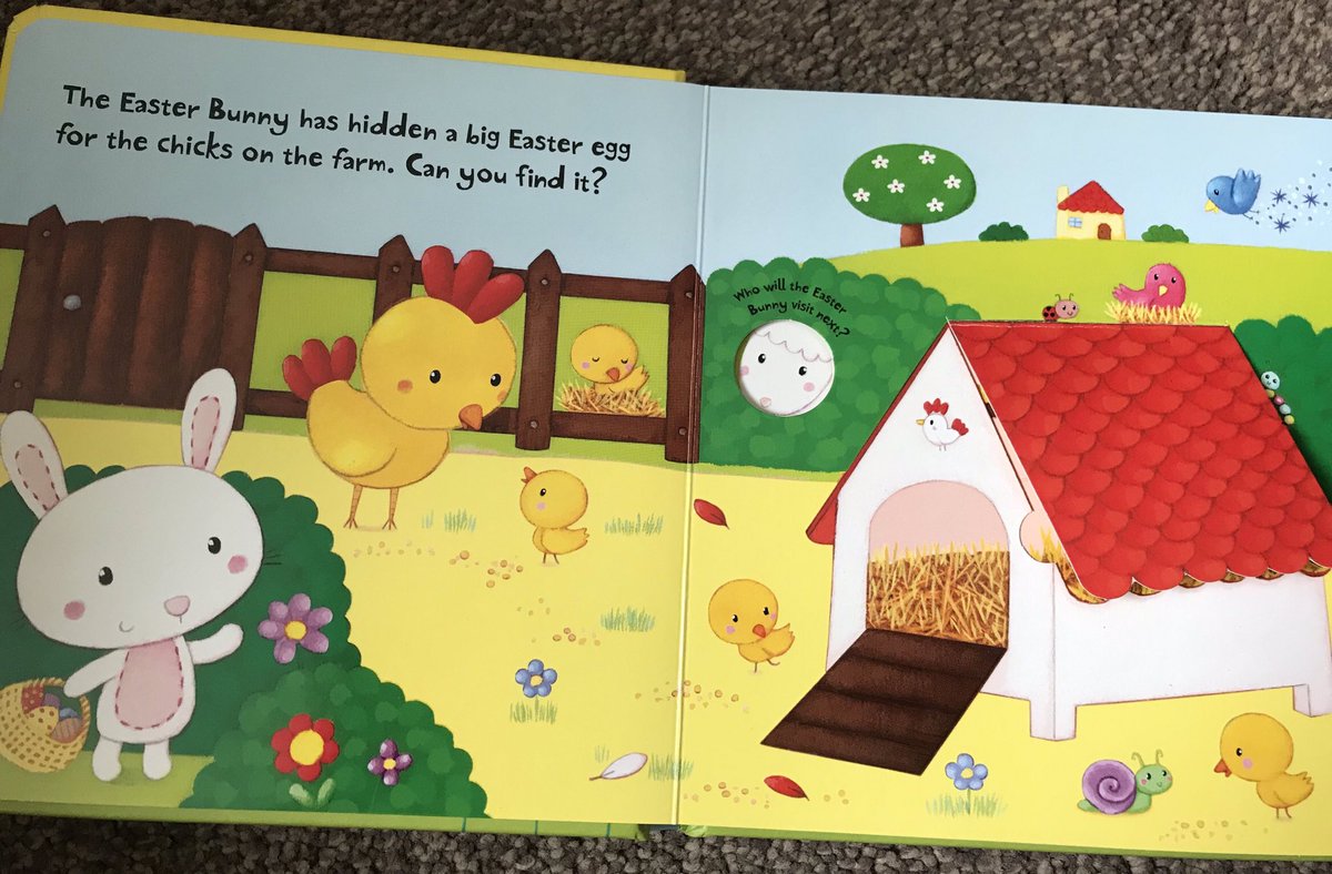 jensbookcorner1's tweet photo. This is another lovely little book perfect for the little people in your life this Easter 🐣 

Little ones will love peeping behind the flaps trying to spot the eggs the Easter Bunny has hidden! 

Only £6.99

Message me or comment below to order your copy in time for Easter 💛 https://t.co/YCdo4ngel7