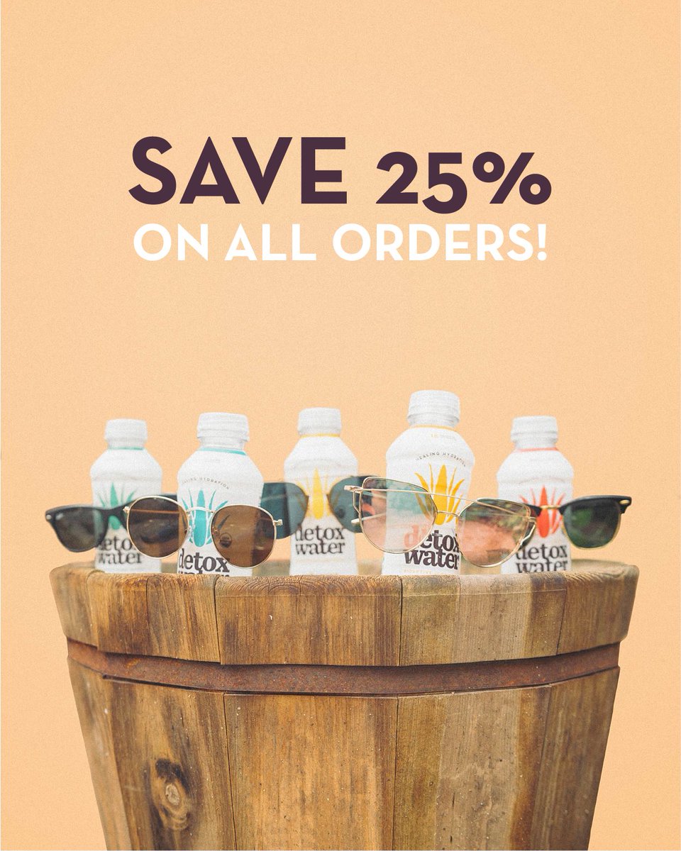 Hello April, please don’t fool me. Save 25% during our 24-hour flash sale. Not fooling anyone here 😆 #DrinkAloe 
Shop now, now code needed: bit.ly/2YOVJ5n