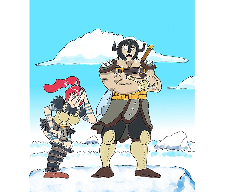 Shrakka gets a pet and drags Xogg along, read how they solve her conundrum webtoons.com/en/challenge/m…