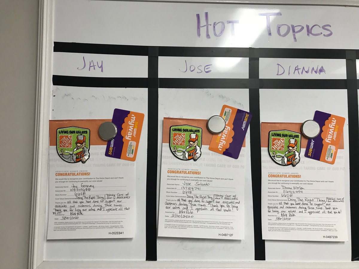 Jay Genevay (@genevayjay) on Twitter photo Walked in today and saw this on the board!! Thanks boss and THD for doing the right thing and helping out everywhere!!! <a href="/AlexPula/">Alex Pula</a> <a href="/DiannaStore6628/">Dianna</a> <a href="/asm_specialty/">Specialty ASM servant leader Jose Salcedo</a> <a href="/Steven_Mousseau/">Steven Mousseau</a> Walked in today and saw this on the board!! Thanks boss and THD for doing the right thing and helping out everywhere!!! <a href="/AlexPula/">Alex Pula</a> <a href="/DiannaStore6628/">Dianna</a> <a href="/asm_specialty/">Specialty ASM servant leader Jose Salcedo</a> <a href="/Steven_Mousseau/">Steven Mousseau</a>