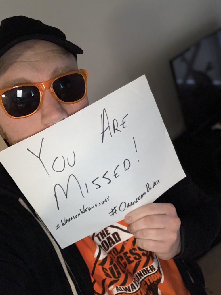 Still not at the back door, but wishing all of you a fantastic #WarriorWednesday!! Hope you’re repping your #OrangeandBlack and #WarriorSpirit156 on this Virtual Spirit Day!!