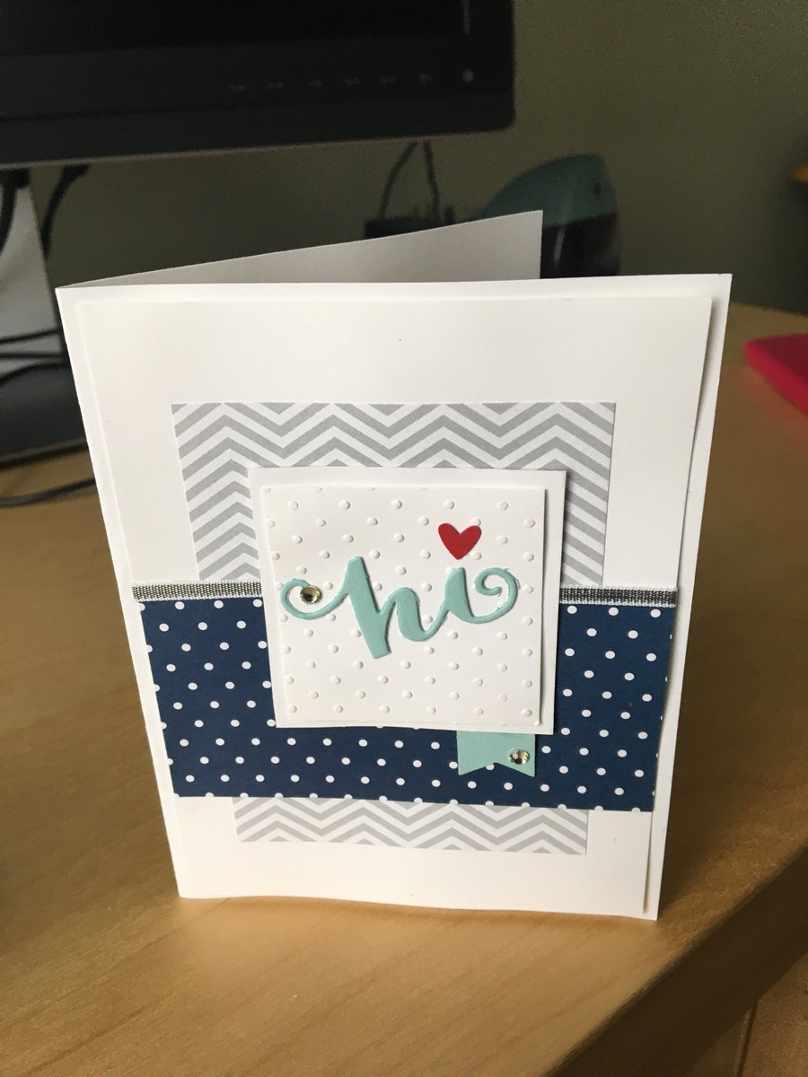 MsJonesRoom217's tweet photo. Spirit Week share - most recent craft from my card making hobby!  #BAESShines https://t.co/nVyDW6Z7Bo