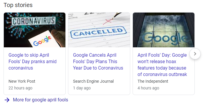 tandrareports's tweet photo. THAT'S IT CORONAVIRUS! jokes from google were the only jokes I allowed myself to be fooled by year after year and I can't even have THAT! #iminmourning https://t.co/yksBf3EZOE