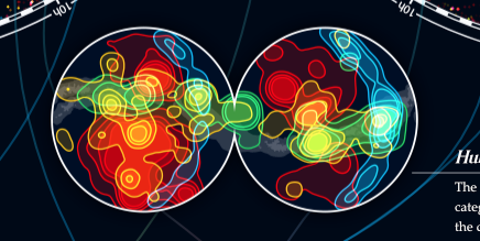 Love the "Hubble hot spots" right in the middle.Image: Nadieh Bremer